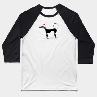 Greyhound Antlers Baseball T-Shirt